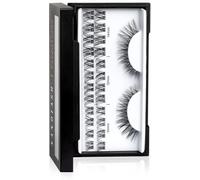 Nanolash DIY Eyelash Extensions 36 pcs - cluster lashes DIY, cluster false eyelashes for lash extensions at home, individual cluster lashes (Black, CHARM)