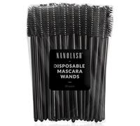 Nanolash Disposable Mascara Wands 50 pcs - disposable eyelash brushes, eyebrow spoolie