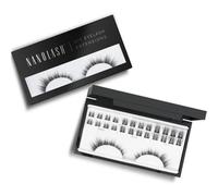 Nanolash DIY Eyelash Extensions 36 pcs - cluster lashes DIY, cluster false eyelashes for lash extensions at home, individual cluster lashes (Black, DIVINE)