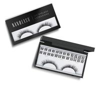 Nanolash DIY Eyelash Extensions 36 pcs - cluster lashes DIY, cluster false eyelashes for lash extensions at home, individual cluster lashes (Black, FANTASY)
