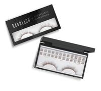 Nanolash DIY Eyelash Extensions 36 pcs - cluster lashes DIY, cluster false eyelashes for lash extensions at home, individual cluster lashes (Brown, INNOCENT)