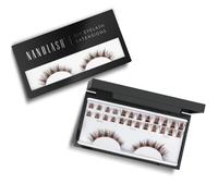 Nanolash DIY Eyelash Extensions 36 pcs - cluster lashes DIY, cluster false eyelashes for lash extensions at home, individual cluster lashes (Brown, HARMONY)