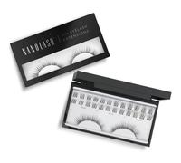 Nanolash DIY Eyelash Extensions 36 pcs - cluster lashes DIY, cluster false eyelashes for lash extensions at home, individual cluster lashes (Black, INNOCENT)