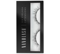 Nanolash DIY Eyelash Extensions 36 pcs - cluster lashes DIY, cluster false eyelashes for lash extensions at home, individual cluster lashes (Black, CLASSY)