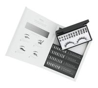 Nanolash DIY Eyelash Extensions Starter Kit - cluster lashes with bonder, sealer, remover, apllicator, home lash extensions kit (Black, HARMONY)