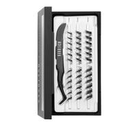Nanolash DIY Stick & Go Pre-Glued Lashes - self adhesive lash clusters, press-on lashes with tweezers (LONG, SPIKY)