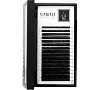 Nanolash Volume Lashes - false lashes for professional eyelash extensions, volume eyelash extensions (0.10 C, MIX 6-13mm)