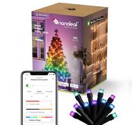 Nanoleaf 24M Smart Holiday String Lights with Christmas Scene, 300 Addressable RGB IC LEDs, Indoor & Outdoor, Music Sync, Matter over WiFi, Control via App Voice (Alexa, Apple Google Home), Room Decor