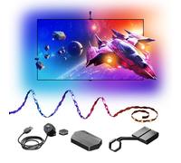 Nanoleaf 4D V2 - Screen Mirror Light Strip Kit for TV up to 65 inch, Smart RGB Backlight, Flex Zigzag LED Strip + Camera, Music Sync, Wifi Bluetooth App & Voice Control (Works with Alexa Apple Google)