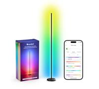 Nanoleaf LED Floor Lamp 1700lm, RGBICW Smart Corner Lamp | 200+ Dynamic Scenes, Music Sync, Works with Alexa and Matter, App & Voice Control,Modern Standing Lamp , Bedroom Living Room