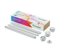 Nanoleaf Lines 60 Degrees Expansion Pack, 3 Additional Smart Light Bars LED RGBW - Backlit Modular Wi-Fi Colour Changing Wall Lights, Works with Alexa Google Assistant Apple Homekit, for Room Decor