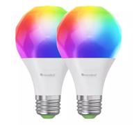Nanoleaf Matter Wi-Fi E27 Smart Bulbs (2-Pack) 16+ Million Colours Colour-Changing Scenes Tunable Whites Customised Schedules