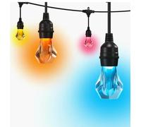 Nanoleaf Outdoor Starter Kit 15m LED String Lights 1100lm 38338 Gem Shaped Light