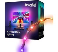 Nanoleaf PC Screen Mirror Lightstrip - 2.5 m USB-C Monitor LED Strip, 75 LEDs, 16 Million Colours, Real-Time Screen & Music Sync, Trimmable, Desktop App Compatible (Windows & Mac)