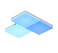 nanoleaf Skylight Starter Kit, 3 Smart LED RGBCW Ceiling Lights - Modular Wi-Fi Colour Changing and Dimmable Squares, Music & Screen Sync, Works with Apple Home Amazon Alexa Google Home