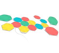 Nanoleaf Shapes Hexagon Starter Kit, 15 LED Smart Light Panels - Dimmable & Modular Wi-Fi Wall Mood Lights, Works with Alexa Google Assistant Apple Homekit, for House Room Decor or Desk