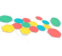 Nanoleaf Shapes Hexagon Starter Kit, 15 LED Smart Light Panels - Dimmable & Modular Wi-Fi Wall Mood Lights, Works with Alexa Google Assistant Apple Homekit, for House Room Decor or Desk
