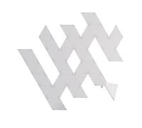 Nanoleaf Shapes Mini Triangle Expansion Pack, 50 Additional Smart Light Panels LED RGBW - Modular Wi-Fi Colour Changing Wall Lights, Works with Alexa Google Assistant Apple Homekit, Room Decor, Gaming