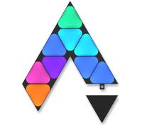 Nanoleaf Shapes Mini Triangle Smart Lights Expansion Pack - Ultra Black, Pack of 10