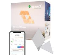 Nanoleaf Shapes Triangle Expansion Pack, 3 Additional Smart Light Panels LED RGBW - Modular Wi-Fi Colour Changing Wall Lights, Works with Alexa Google Assistant Apple Homekit, for Room Decor & Gaming