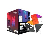 Nanoleaf Shapes Ultra Black Triangle Starter Kit, 9 Smart LED Light Panels RGBW - Modular Wi-Fi Colour Changing Wall Lights, Works with Alexa Google Assistant Apple Homekit, for Room Decor & Gaming