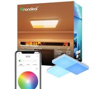 nanoleaf Skylight Starter Kit, 3 Smart LED RGBCW Ceiling Lights - Modular Wi-Fi Colour Changing and Dimmable Squares, Music & Screen Sync, Works with Apple Home Amazon Alexa Google Home