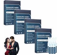 NanoLipo HardX Performance Ampoules, Advanced Men's Drops, Show Men's Charm,4pcs