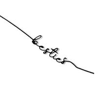 NANOLOGY Adjustable Inspirational Bracelet, Minimalist Body Art Style, Lightweight Comfort (Besties)