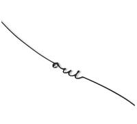 NANOLOGY Adjustable Inspirational Bracelet, Minimalist Body Art Style, Lightweight Comfort (Oui)