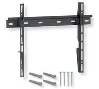 NANOOK flat TV wall bracket for 32-55 inch (81-140 cm) TVs | Ultra slim bracket | Wall mount for LED, QLED and OLED TVs | Universal compatibility | VESA 100x100 to 400x400 | Black