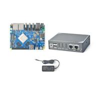 NanoPC-T6 LTS Mini WiFi Router, LPDDR4X 16GB RAM 64GB eMMC, RK3588 SoC Dual 2.5Gpbs, M.2 M-Key & E-Key Slot, for NAS Video Smart IoT Gateway, Supports M.2 NVMe SSD/WiFi Module