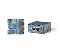 NanoPi R5C Mini WLAN Router, Rockchip RK3568 Single Board Computer, LPDDR4X 2GB RAM, 0.8 Tops NPU Mali-G52 GPU, M.2 E-Key PCIe2.1 Slot, Supports FriendlyWrt Docker (2+0GB No WiFi Module)
