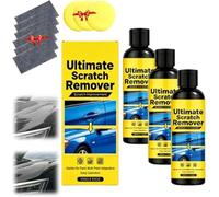 Nanopolix Scratch Remover, Nano Polix Car Scratch Remover Kit,Ultimate Scratch Removers,Quick Fix Removal Paste for Deep Scratches,All Paint Colors Polishing Kit (3pcs)