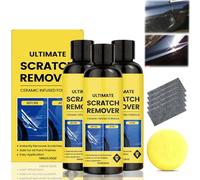 Nanopolix Scratch Remover, Nanopolix Car Scratch Remover, Nano Sparkle Cloth for Car Scratches, Quick Repair Scratches and Restore Shine, Long-Lasting Protection, All Paint Colors Polishing Kit (3PCS)