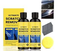 Nanopolix Scratch Remover, Nanopolix Car Scratch Remover, Nano Sparkle Cloth for Car Scratches, Quick Repair Scratches and Restore Shine, Long-Lasting Protection, All Paint Colors Polishing Kit (2PCS)
