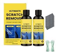 Nanopolix Scratch Remover, Ultimate Scratch Remover, Quick Repair the Magic 60-Second, Quick Fix Removal Paste for Deep Scratches, All Paint Colors Polishing Kit (2, One Size)