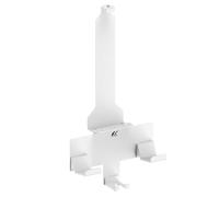 NanoRS Console Wall Mount with Pad Holder and Headphone Stand | Compatible with PS5 Digital and Disc Versions | White Metal Bracket, Space-Saving and Ventilated | Easy Installation RS181