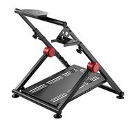 Foldable Steel Gaming Steering Wheel Stand Pedals Holder Adjustable Non Slip UK
