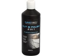 NanotechSST | Cut & Polish 2 in 1 500 ml | Removes light oxidation | High gloss finish | Silicone free | Water based | Boat compound | Boat polish | For gel varnishes and paints | campers | caravans