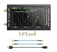 NanoVNA-F V3 Vector Network Analyzer 1MHz-6GHz - 4.3" Touchscreen Portable Antenna Analyzer with Calibration Kit, 65dB Dynamic Range, 5H Battery (Metal Housing)