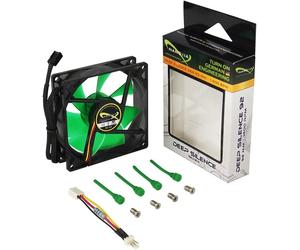 Nanoxia 92mm 90mm Deep Silence Quiet PC Case Fan 1400 RPM 23.6CFM 13.7dBA 3-Pin