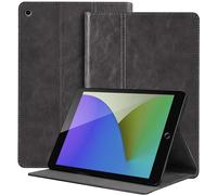 NANRUIL Case for iPad mini 7.9 inch case and iPad mini 1st/2nd/3rd/4th/5th Gen 2012/2013/2014/2015/2019 genuine leather protective tablet case, car wake/sleep, grey