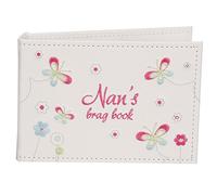 Nan's Brag Book - 4" x 6" Photo Album - Flowers & Butterfly FL283N