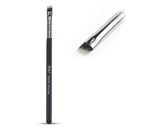 Nanshy Angled Brush for Eye Brows & Angled Eyeliner Brush 2-in-1 Detailer Brow Tinting Brush - Thin Fine Line Multi Function Eyebrow Brush with Precision Fine Angle Tip - Vegan & Cruelty-Free Eye Brushes - Black