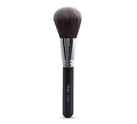 Nanshy Large Face and Body Powder Makeup Brush for cosmetic such as foundation, bronzer, blush. Vegan, soft synthetic, cruelty free brushes. Black Handle