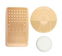 Nanshy Makeup Applicator Cleaning Soap & Makeup Brush Cleaning Pads Combo