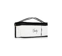 Nanshy Clear Travel Makeup Bag - See Through Travel Toiletry Bag - Clear Travel Toiletries Bag - Clear Makeup Bags (Transparent, Unisex for Men & Women)