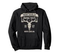 Nantahala National Forest NC Elk Hiking Trails Souvenir Pullover Hoodie