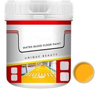 Nante Wind Floor Paint,Quick-Dry Anti-Slip Water, Concrete Floor Paint,Floor Paint Interior, Golden Silk Waterproof Epoxy Floor Paint, For Concrete and Stone Floors (Yellow)