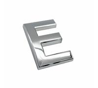NanTun 3D Silver House Numbers Mailbox Letter E Self-Adhesive 2 Inch Stickers for Doors and Mailboxes Hotel Room Apartment Office Cars Trucks